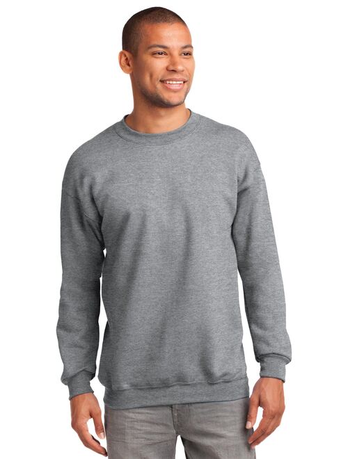 Port & Company Men's Knit Collar Crewneck Sweatshirt