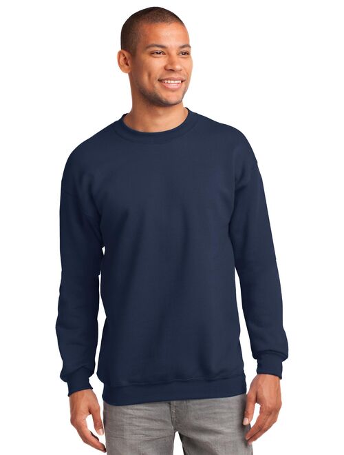 Port & Company Men's Knit Collar Crewneck Sweatshirt