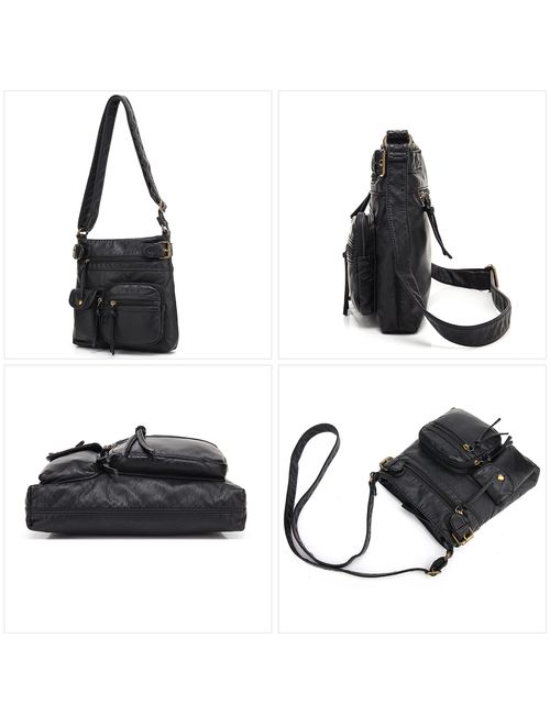 Multi Pocket Shoulder Bag H1407