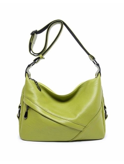 Covelin Women's Retro Sling Shoulder Bag from Covelin, Leather Crossbody Tote Handbag