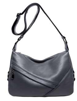 Covelin Women's Retro Sling Shoulder Bag from Covelin, Leather Crossbody Tote Handbag