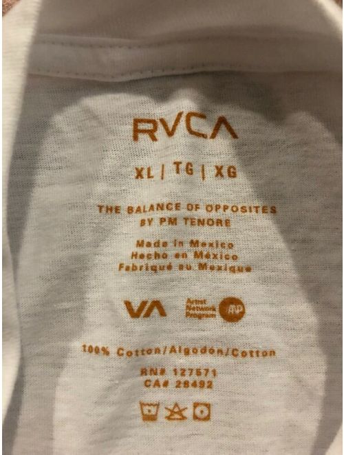 RVCA White Tee Shirt Size XL