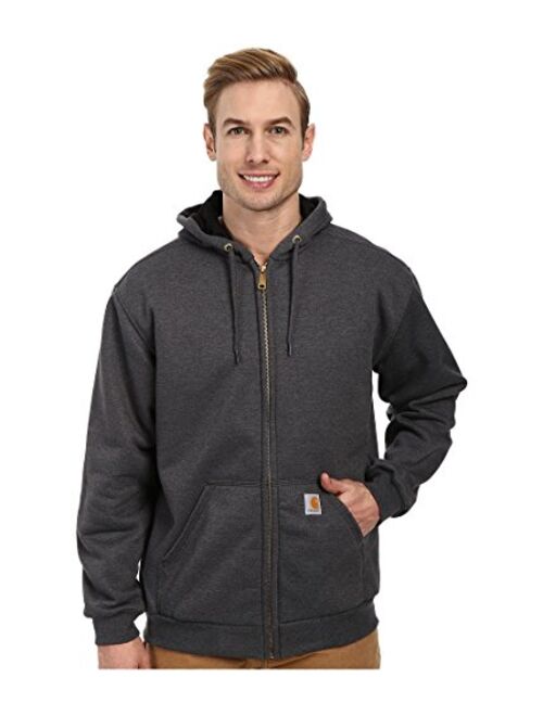 Carhartt Men's Rain Defender Rutland Thermal Lined Hooded Zip Front Sweatshirt