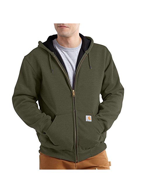 Carhartt Men's Rain Defender Rutland Thermal Lined Hooded Zip Front Sweatshirt