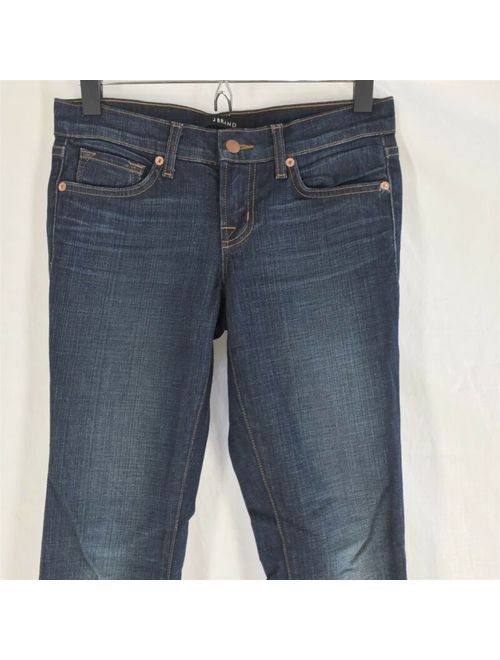 J BRAND Skinny League Jeans Size 25 Dark Wash Womens