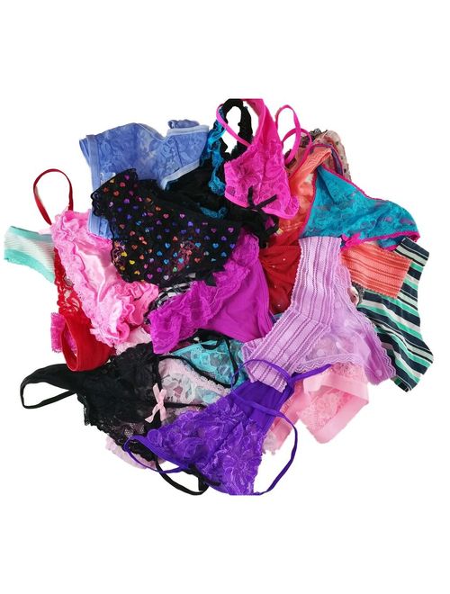 jooniyaa Women Variety of Underwear Pack T-Back Thong G-String Panties