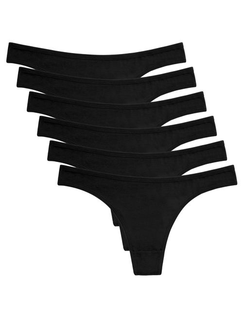 ANZERMIX  Breathable Cotton Thong Panties 