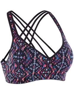 Charmo Sports Bra for Women Active Performance Crossback Bras