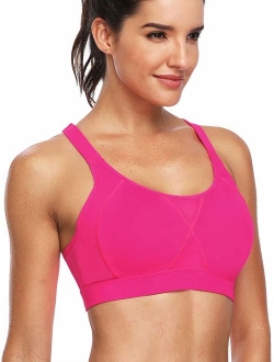 Charmo Sports Bra for Women Active Performance Crossback Bras