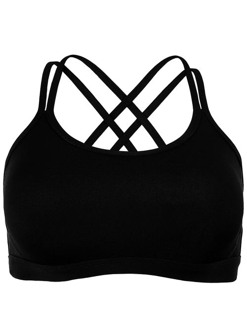 Charmo Sports Bra for Women Active Performance Crossback Bras