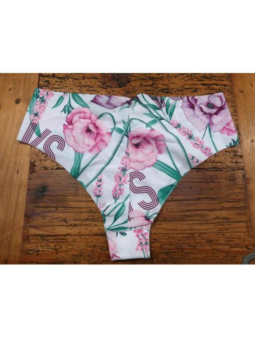 NWT Victorias SECRET Cheeky FLORAL Smooth PANTIES Large