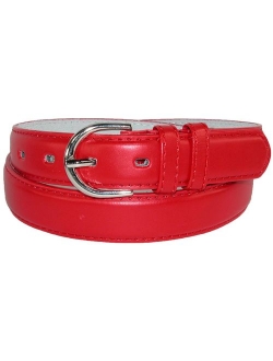 Women's Leather 1 1/8 Inch Dress Belt