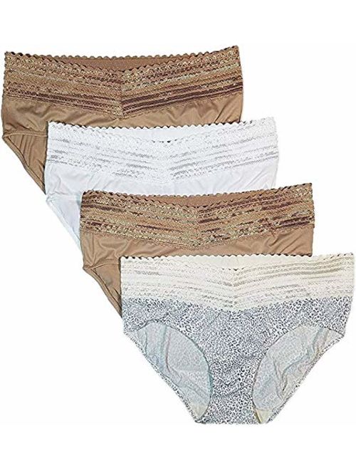 Warner's Women's No Pinches No Problems Hipster Panty 4-Pack