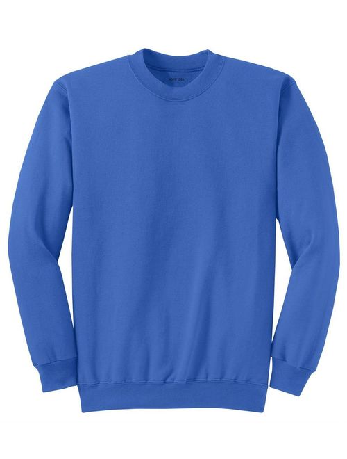 Adult Soft and Cozy Crewneck Sweatshirts in 28 Colors in Sizes S-4XL