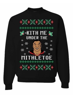 Wild Bobby Merry Chrithmith Mike Tyson Ugly Christmas Sweater Unisex Crewneck Sweatshirt