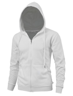 "DELIGHT" Men's Fashion Fit Full-zip HOODIE with Inner Cell Phone Pocket