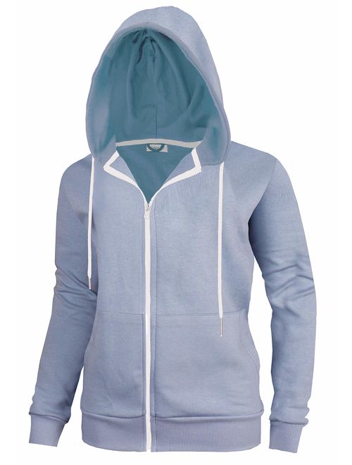 "DELIGHT" Men's Fashion Fit Full-zip HOODIE with Inner Cell Phone Pocket