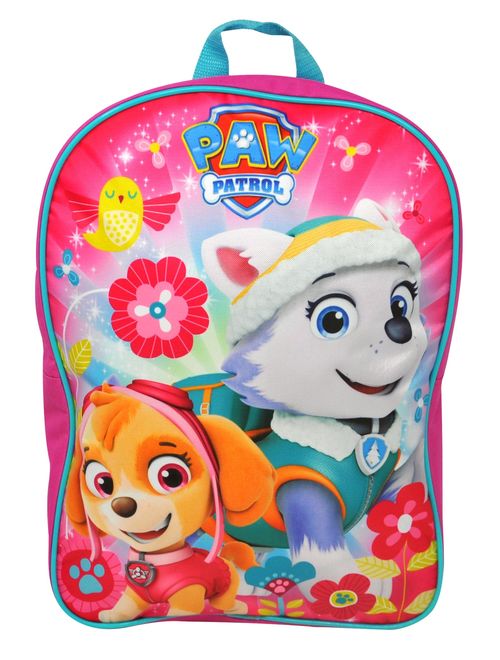 Girls Paw Patrol Backpack 15" Pink Skye Everest