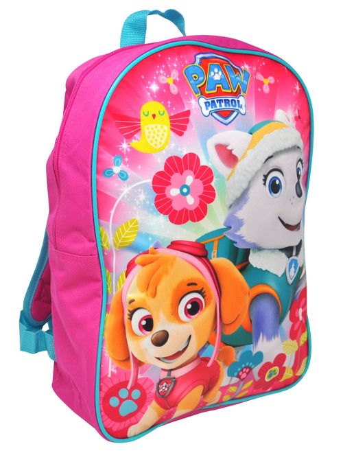 Girls Paw Patrol Backpack 15" Pink Skye Everest