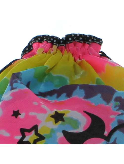 Girls Sleepover Backpack With Eye Mask Tie Dye Fashion