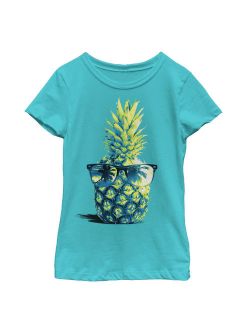 Girls' Pineapple Sunglasses T-Shirt