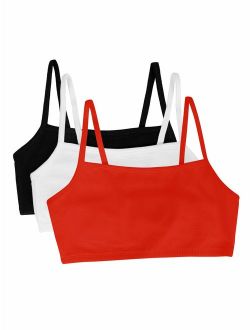 Women's Spaghetti Strap Cotton Pullover Sports Bra