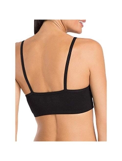 Women's Spaghetti Strap Cotton Pullover Sports Bra