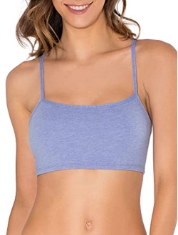 Women's Spaghetti Strap Cotton Pullover Sports Bra