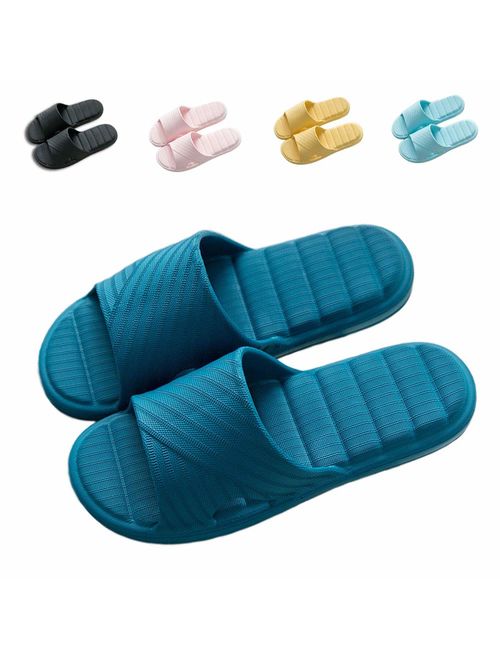 Finleoo Women and Men Bath Slipper Anti-Slip for Indoor Home House Sandal