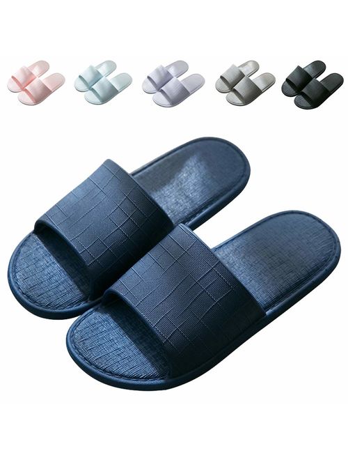 Finleoo Women and Men Bath Slipper Anti-Slip for Indoor Home House Sandal