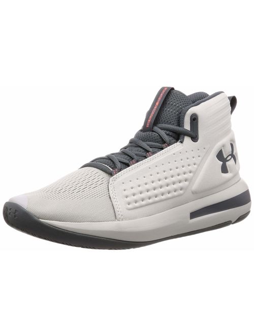 Under Armour Men's Speedform Feel Cross Trainer Basketball Shoe, Mod Gray (102)/White, 8.5