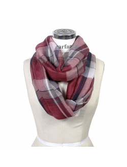 Scarfand's Plaid & Tartan Winter Infinity Scarf Wraps