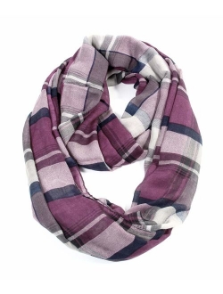 Scarfand's Plaid & Tartan Winter Infinity Scarf Wraps