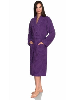 TowelSelections Women's Robe, Turkish Cotton Terry Shawl Bathrobe