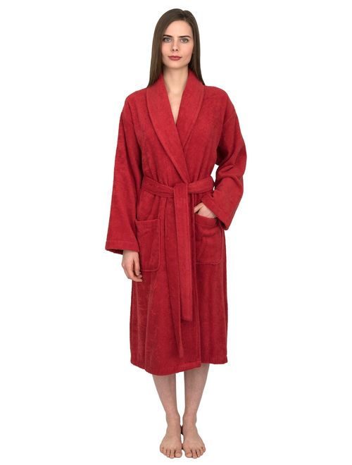 TowelSelections Women's Robe, Turkish Cotton Terry Shawl Bathrobe