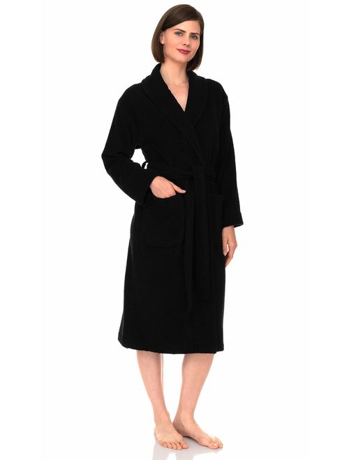 TowelSelections Women's Robe, Turkish Cotton Terry Shawl Bathrobe