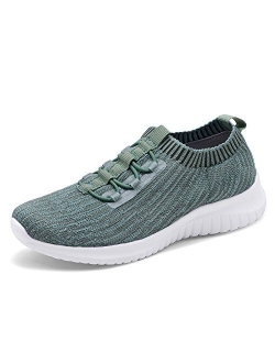 Women's Slip On Walking Shoes Lightweight Casual Sneakers