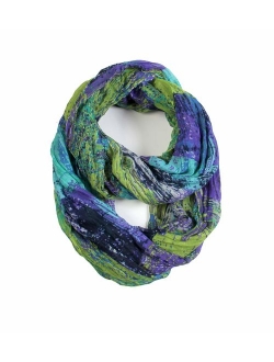 Scarfand's Mixed Color Oil Paint Infinity Versatile Fashion Scarf Head Wrap