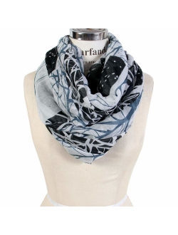 Scarfand's Mixed Color Oil Paint Infinity Versatile Fashion Scarf Head Wrap