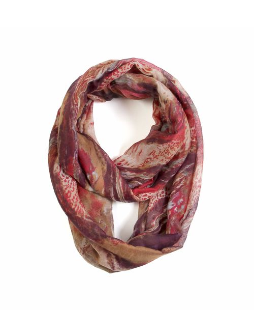 Scarfand's Mixed Color Oil Paint Infinity Versatile Fashion Scarf Head Wrap