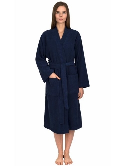 TowelSelections Women's Turkish Cotton Robe, Terry Cloth Kimono Bathrobe