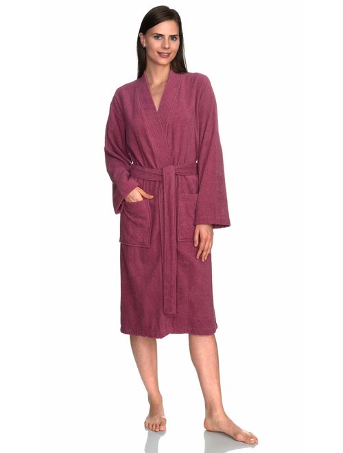 TowelSelections Women's Turkish Cotton Robe, Terry Cloth Kimono Bathrobe