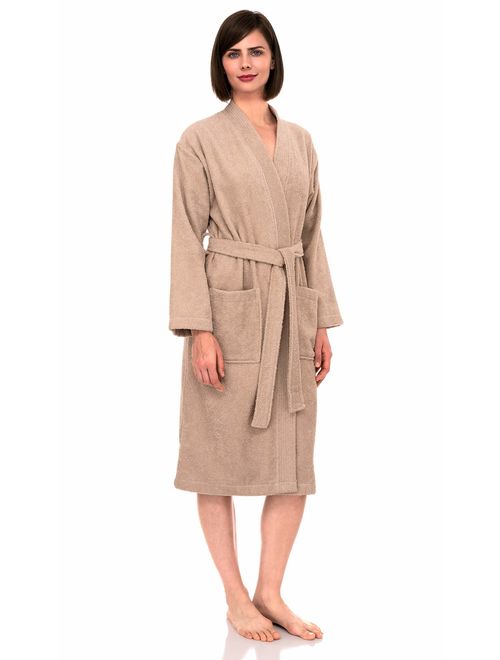 TowelSelections Women's Turkish Cotton Robe, Terry Cloth Kimono Bathrobe