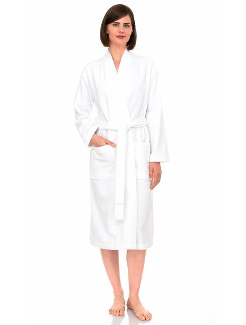 TowelSelections Women's Turkish Cotton Robe, Terry Cloth Kimono Bathrobe