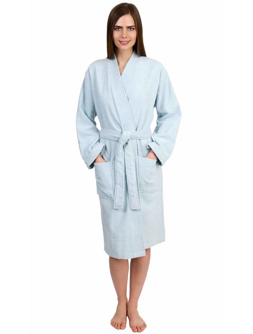 TowelSelections Women's Turkish Cotton Robe, Terry Cloth Kimono Bathrobe