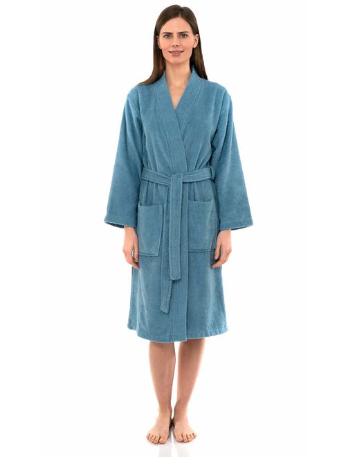 TowelSelections Women's Turkish Cotton Robe, Terry Cloth Kimono Bathrobe