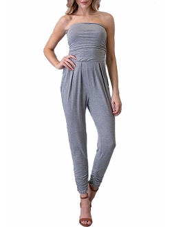 Vivicastle Women's USA Sexy Wrap Top Wide Leg Long Sleeve Cocktail Knit Jumpsuit