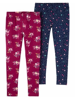 Girls' 2-Pack Leggings