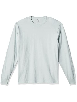 Men's Cotton Solid Regular Fit Long-Sleeve T-Shirt