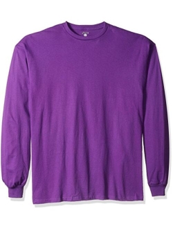 Men's Cotton Solid Regular Fit Long-Sleeve T-Shirt